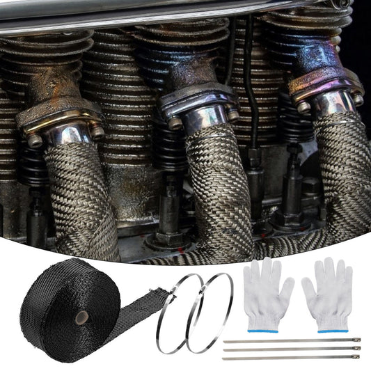 Exhaust Sealing Tape Complete Set—Includes Gloves, 10m Sealing Tape, And 10 Stainless Steel Cable Ties—Party Accessories Set