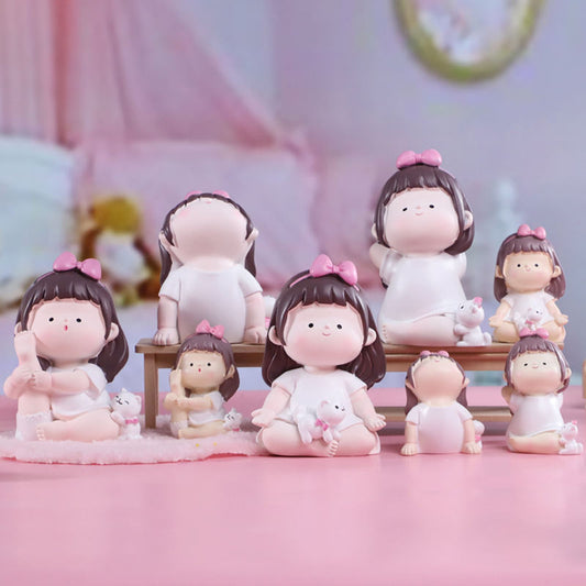Yoga Small Cute Girl Creative Desktop Decoration Home