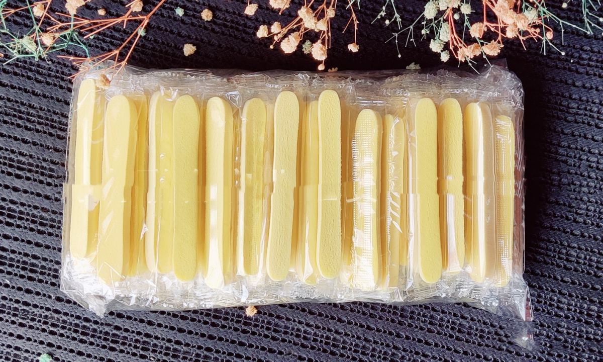 Compressed Facial Cleaning Puff Seaweed Makeup