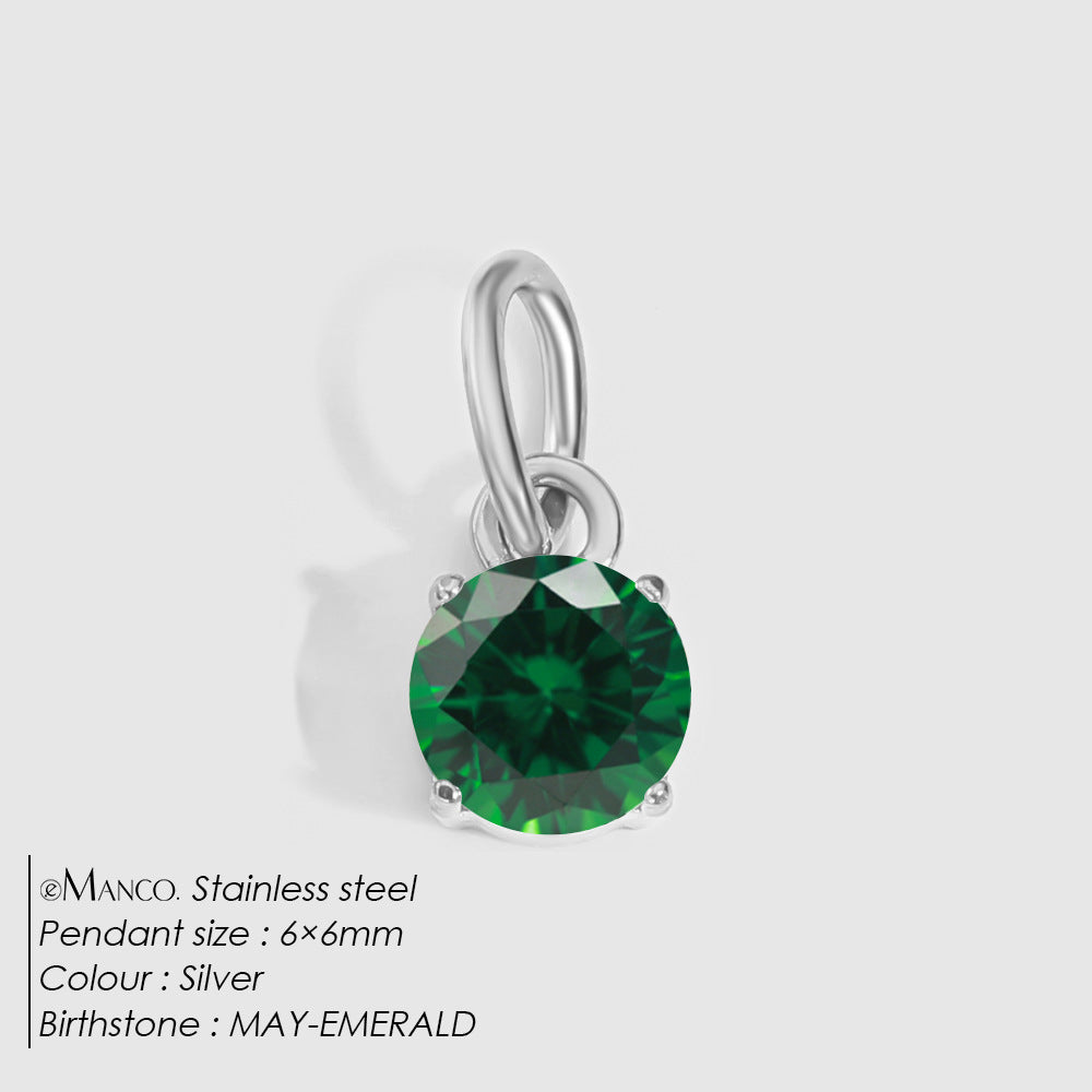DIY Jewelry Accessories Stainless Steel Pendant Charms