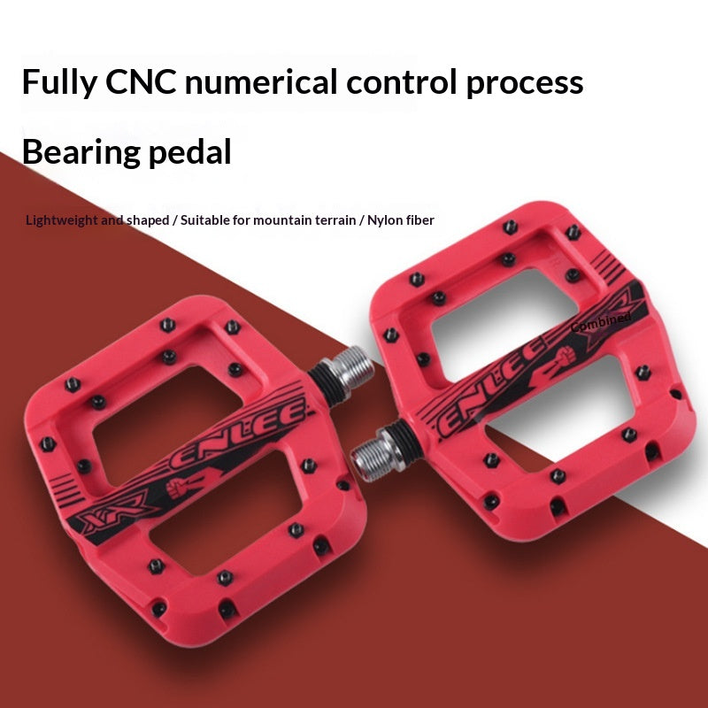 Mountain Bike Nylon Fiber Bearing Pedal Accessories
