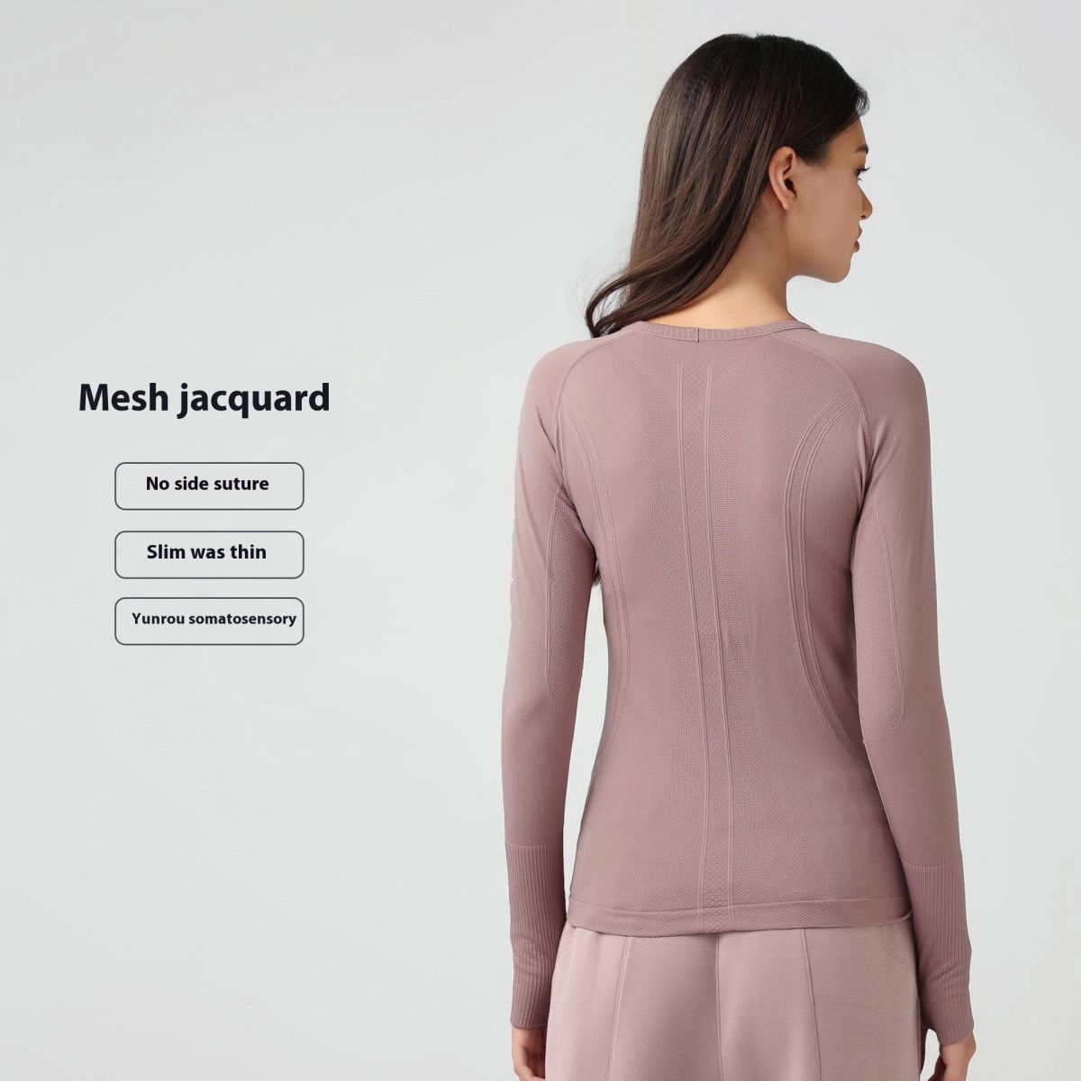 Breathable Exercise Top Women's Stretch Slim-fit Yoga Wear
