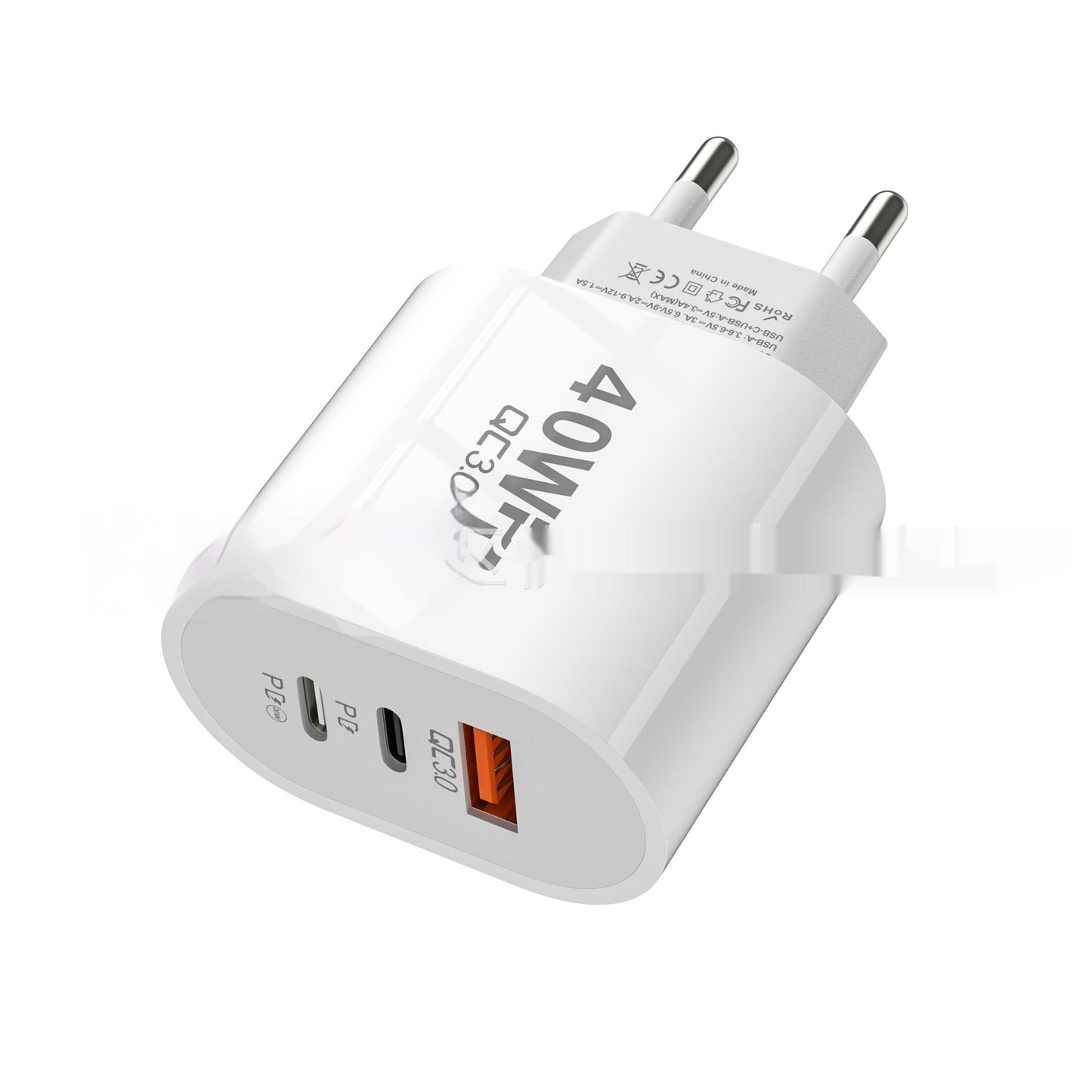 40W Multi-port Charger For Android Mobile Phone Charging Plug Travel
