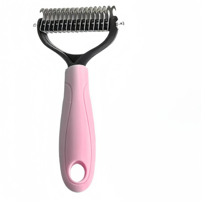 Pet Comb Double-sided Detangling Comb For Grooming And Cleaning Cats