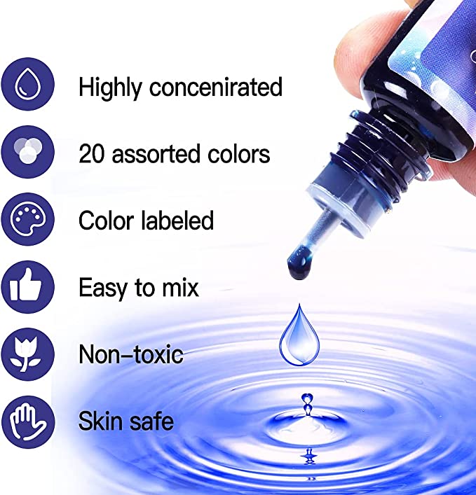 24Colors Candle Pigment Colorant Coloring Agent For DIY Candle Soap Bath Bomb-Candle-Dye-24Pcs-300603