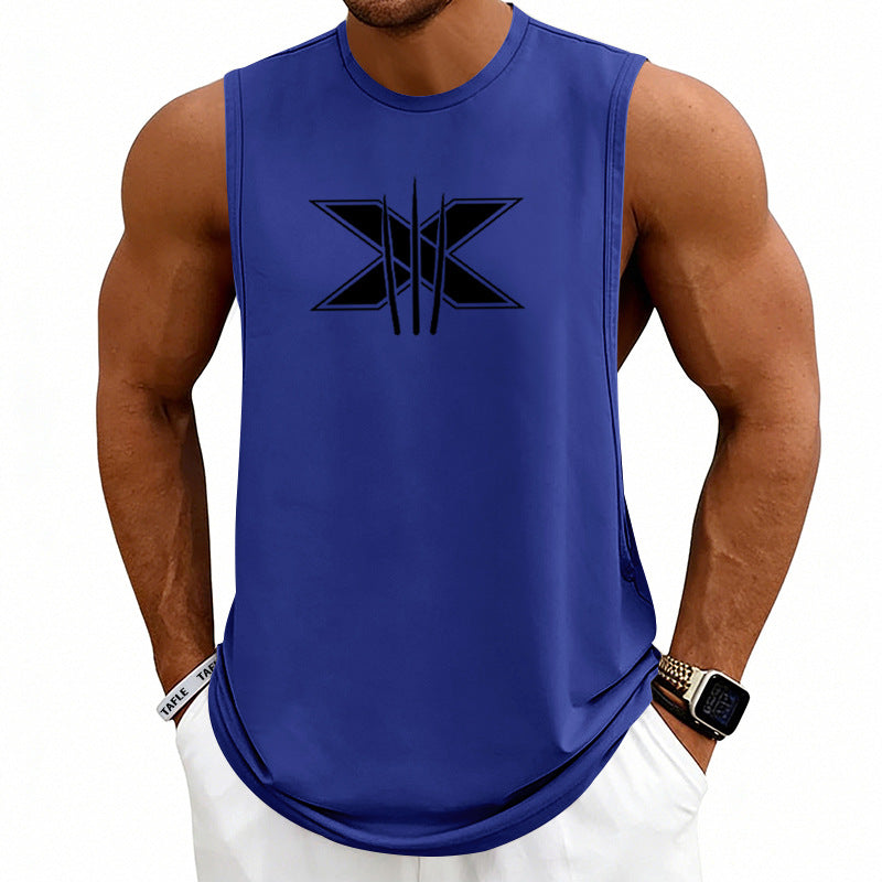 Summer Mens Muscle Fitness Workout Breathable Sleeveless Tank Top