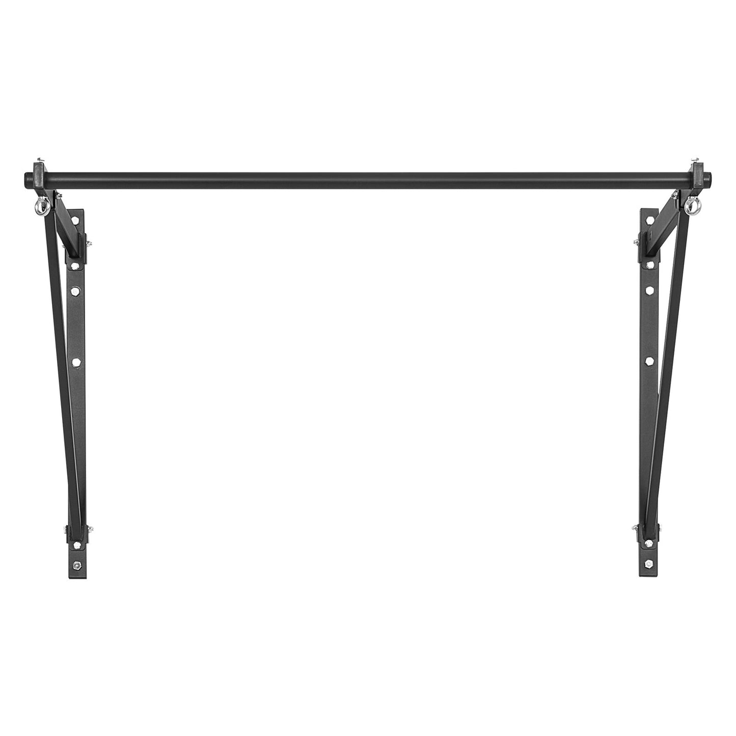 Pull Up Bar, 50 In Width Wall Mounted Pull Ups, Adjustable Depth 22" Or 30" From Wall, Heavy Duty Steel Upper Body Workout Bars, 440 Lbs Weight Capacity Chin Up Training Station, For Home Gym