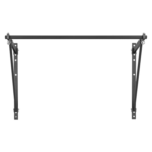 Pull Up Bar, 50 In Width Wall Mounted Pull Ups, Adjustable Depth 22" Or 30" From Wall, Heavy Duty Steel Upper Body Workout Bars, 440 Lbs Weight Capacity Chin Up Training Station, For Home Gym