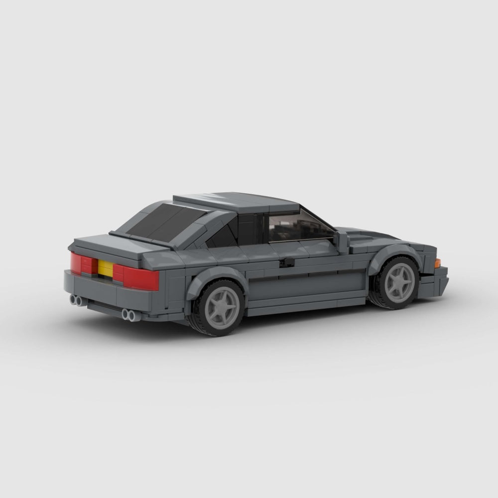 337PCS Gray Classic Sports Car Building Blocks, Retro Coupe Vehicle Model Kit Toy For Kids And Adults,Collectible Car Gift