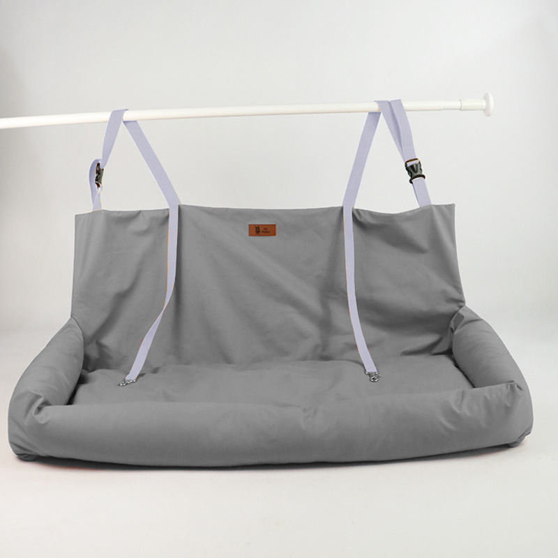 High-end Car Dog Bed Dual-seat Rear Pet Kennel Mat Waterproof Car Safety Seat