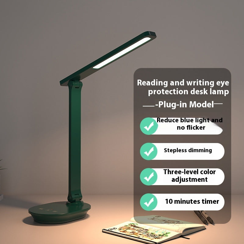 Student Learning Dedicated Charging Plug-in Dormitory Desk Led Eye Protection Desk Lamp