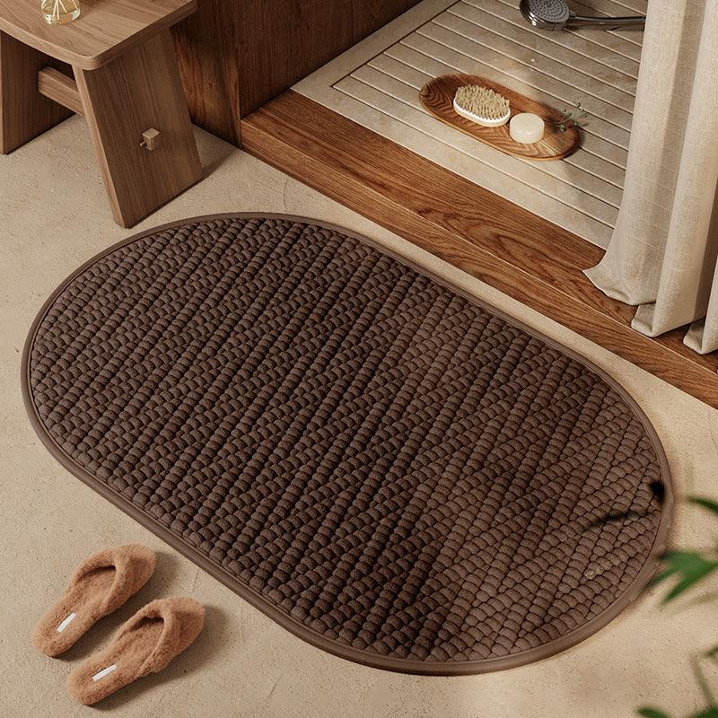 Quick-drying Bath Mat For The Bathroom Door