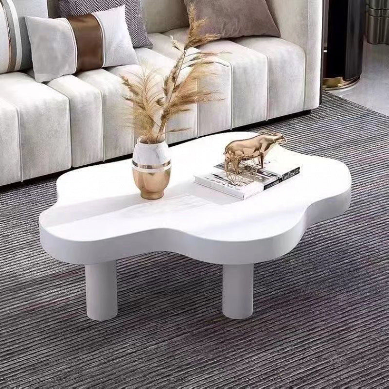 Cloud-shaped Coffee Table Modern Bedroom Uniquely Shaped Small Tea Table