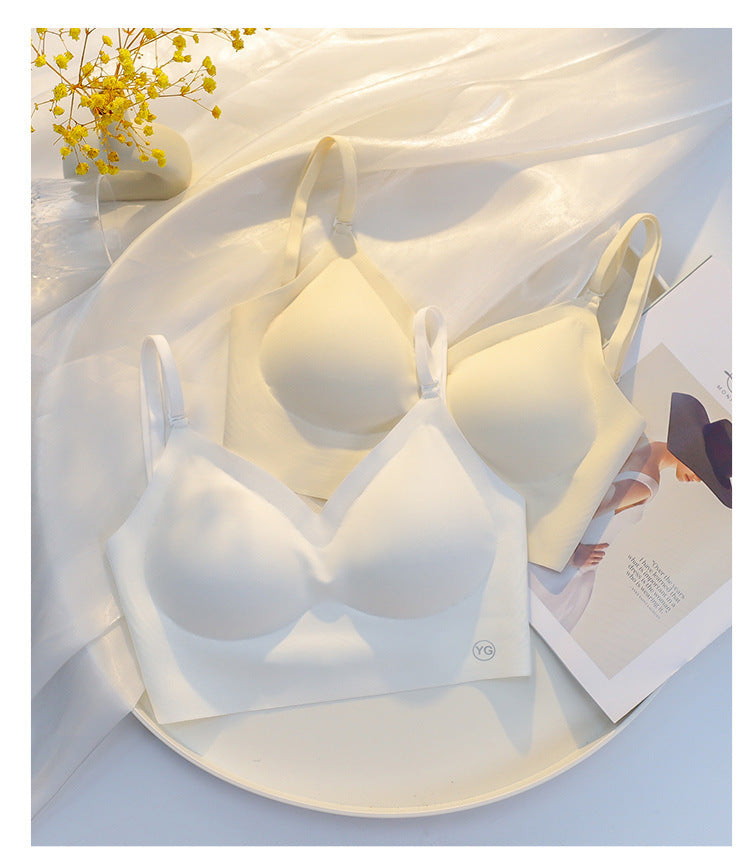 Women's U-shaped Beauty Back Push Without Back One-piece Bra