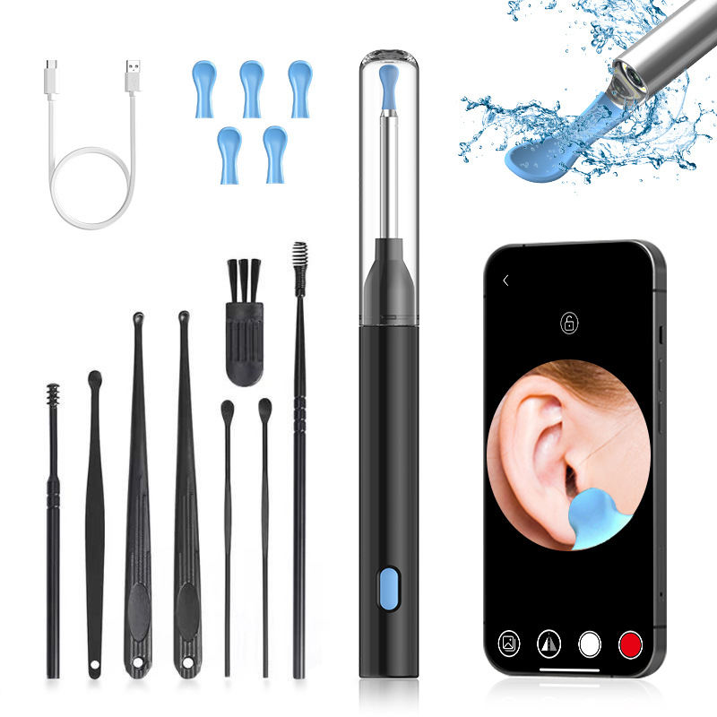 Visual Ear Pick P3 8-Piece Set Smart Ear-Cleaning Tool Kit