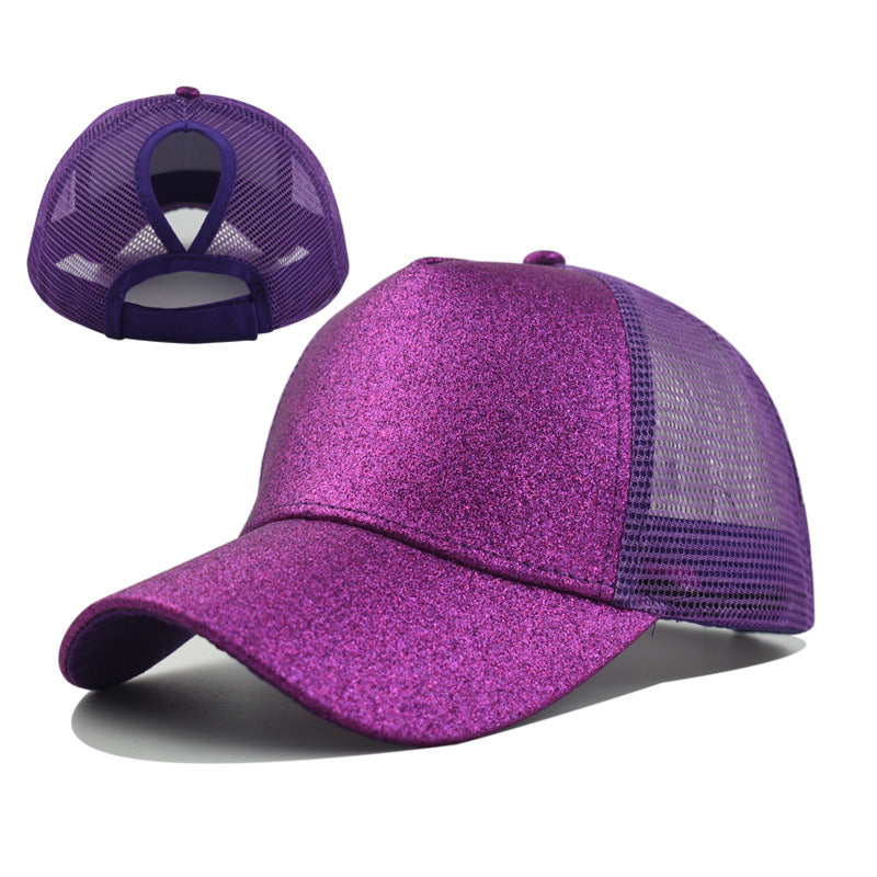Women's Netting Breathable, Allowing Hair To Be Exposed. Fashionable And Simple Style Baseball Cap. Suitable For Sisters To Go Out And Do Outdoor Activities.