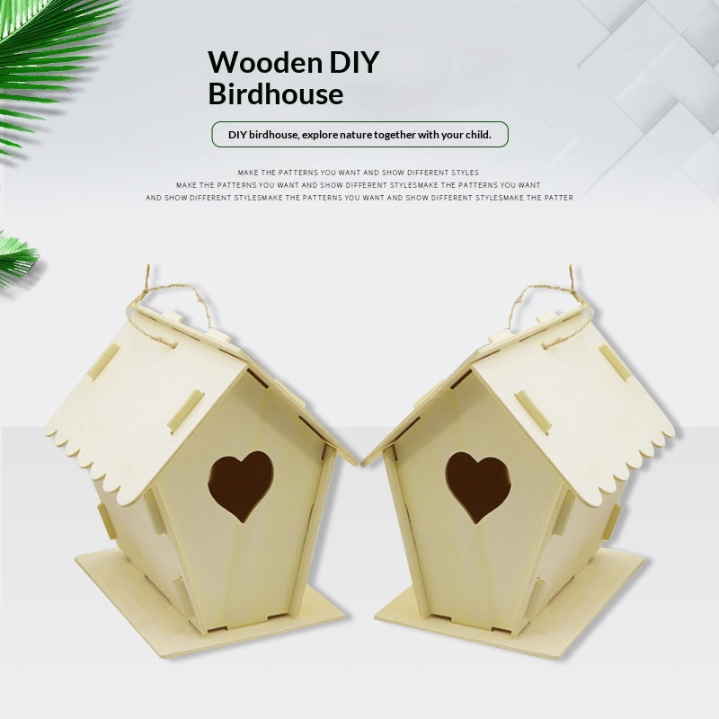Birdhouse DIY House-style Home Decor House Ornament