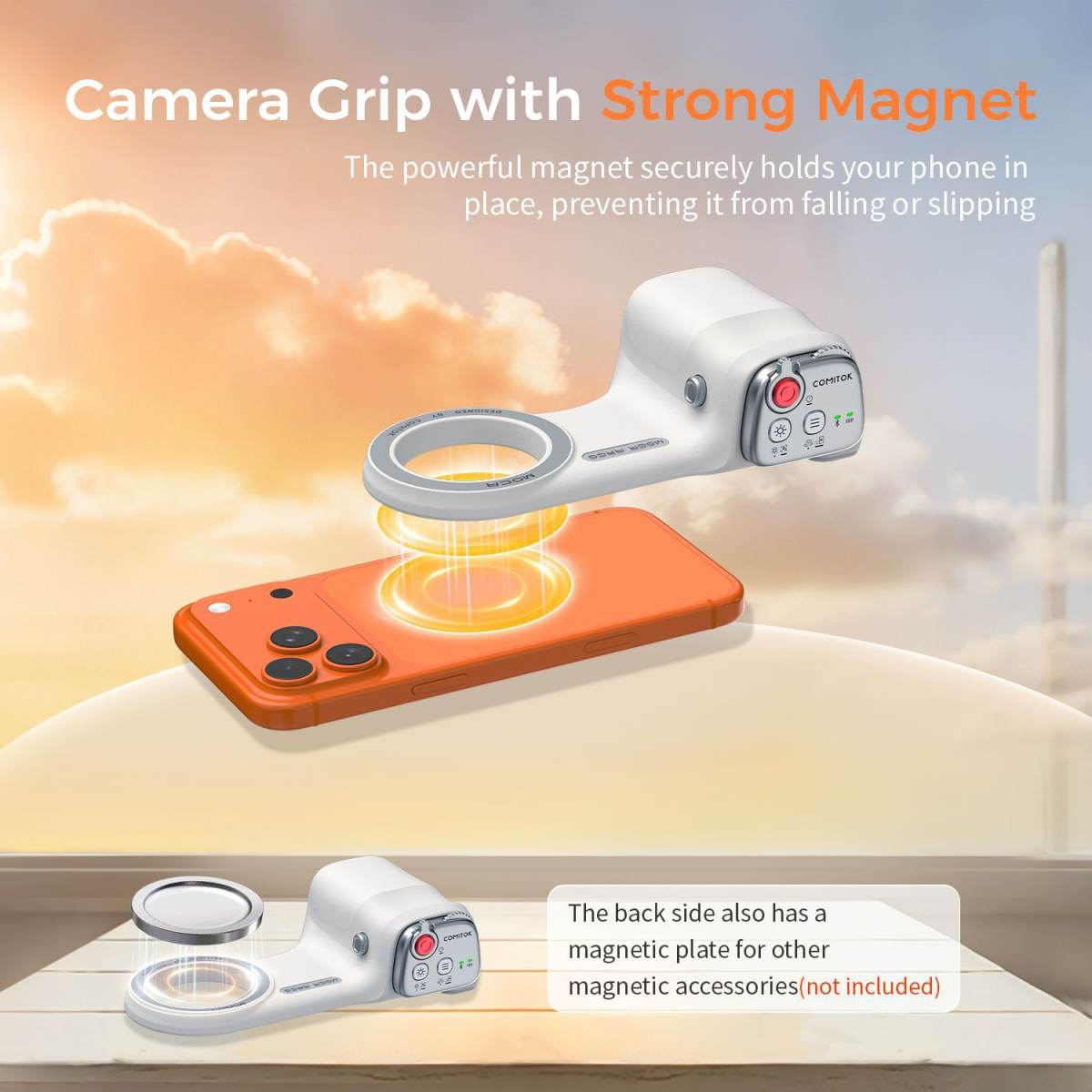 Magnetic Mobile Phone Camera Aid