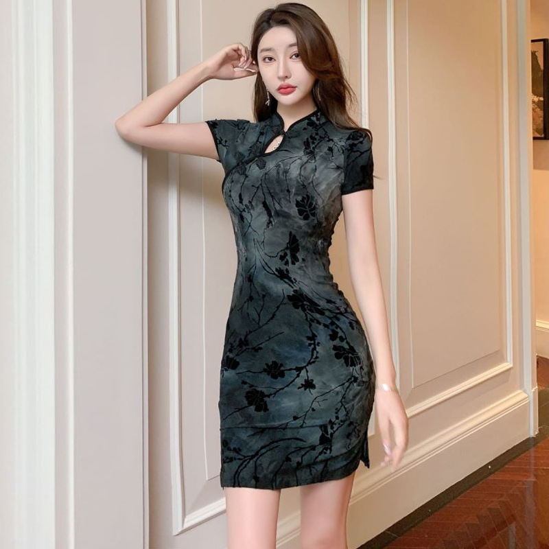 Foot Massage Cheongsam Dress For Women