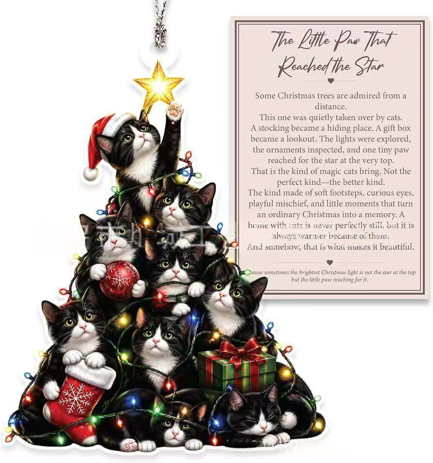 Acrylic Christmas Tree Holiday Ornament
