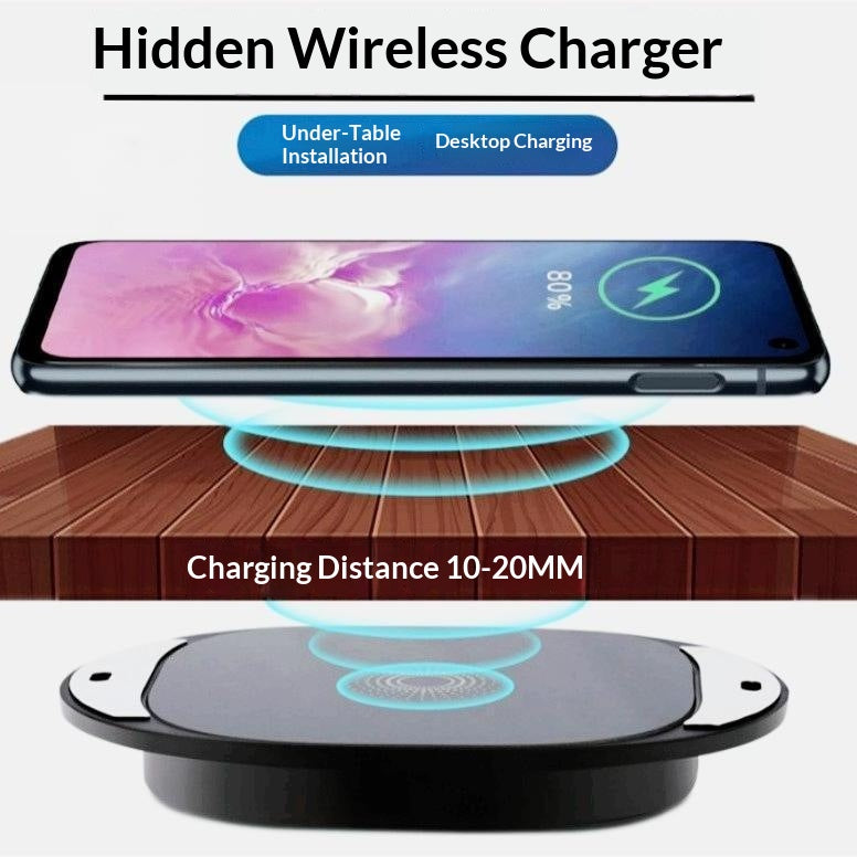 New 40mm Wireless Phone Charger Air Gap Wireless Charging Device