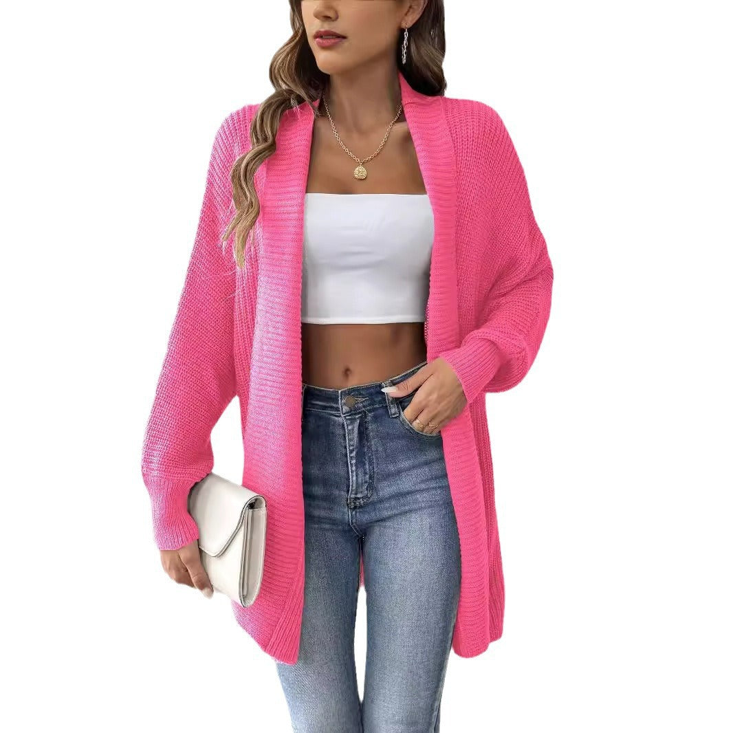 Women's Simple Fashion Loose Sweater Coat