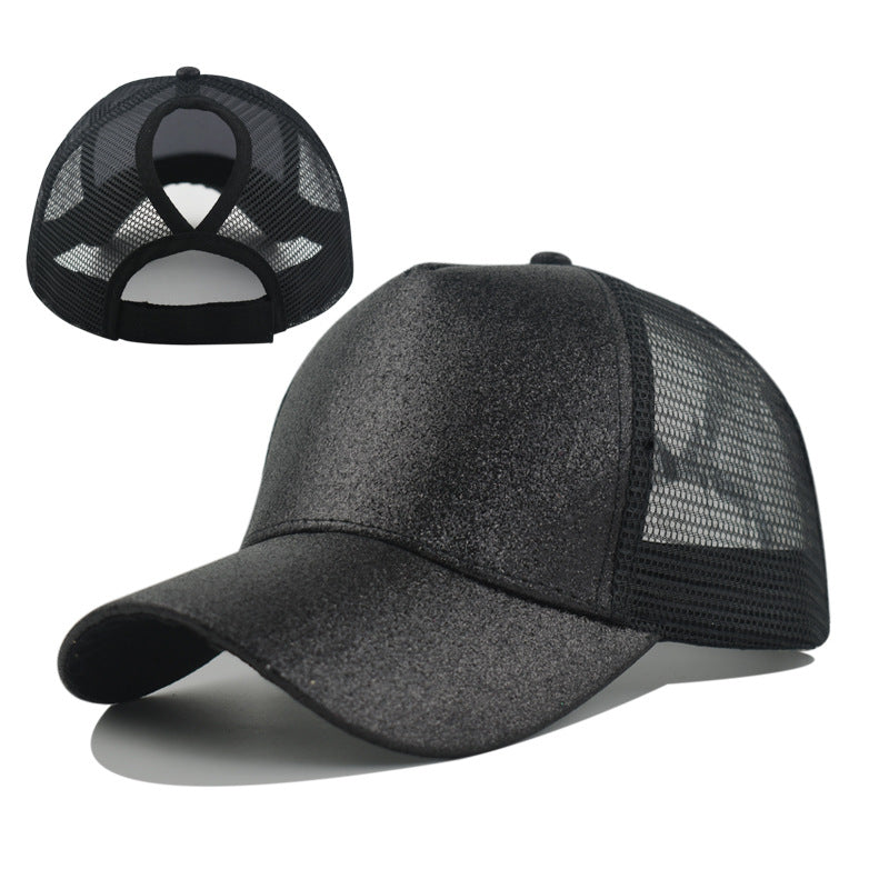 Women's Netting Breathable, Allowing Hair To Be Exposed. Fashionable And Simple Style Baseball Cap. Suitable For Sisters To Go Out And Do Outdoor Activities.
