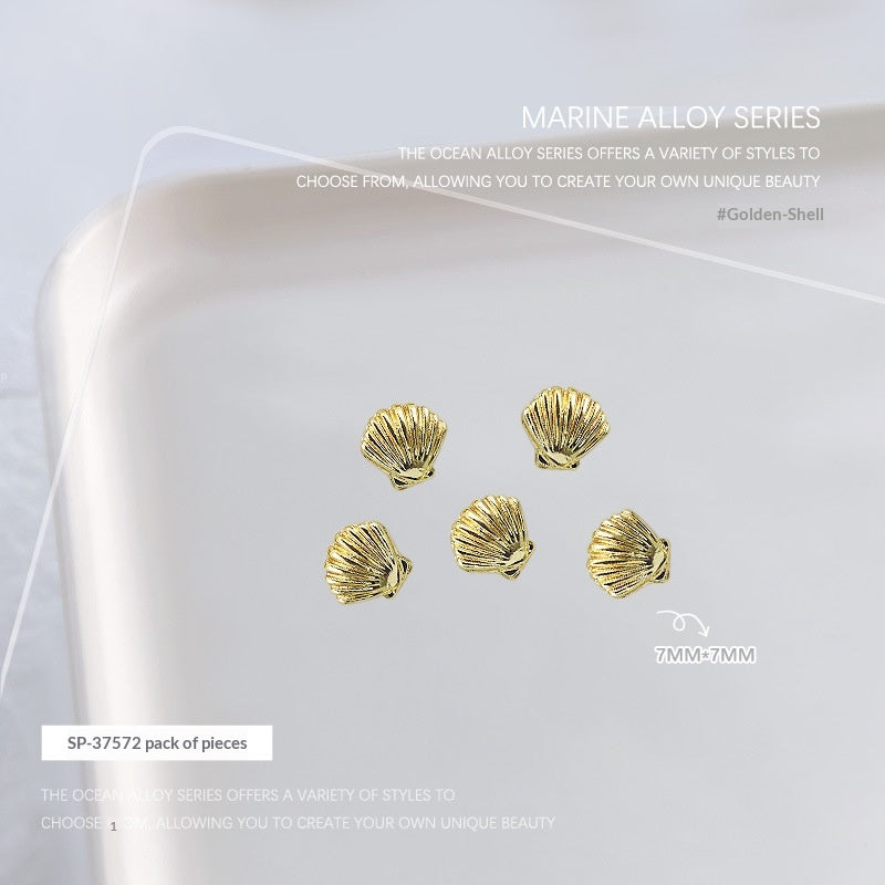 Metallic Ocean Series Nail Art Accessories