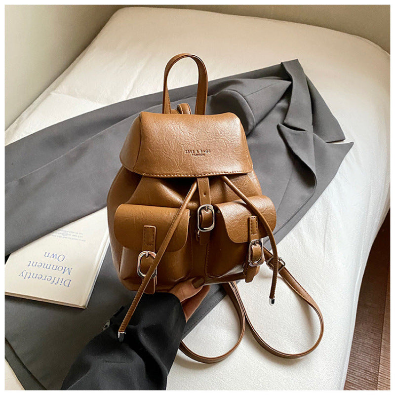 Korean-style Fashionable Streetwear Travel Backpack For Students