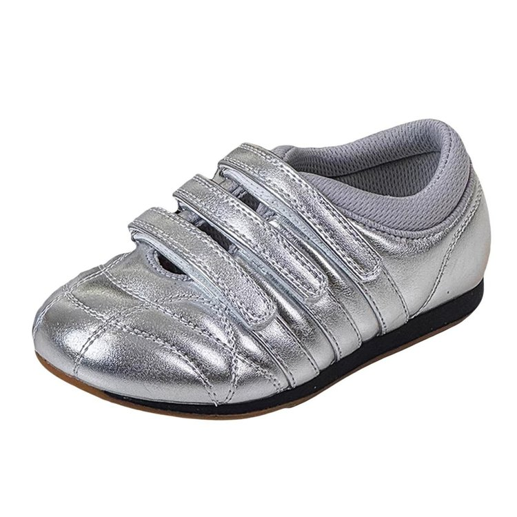 2026 New Spring Korean Style Kids Leather Shoes, Fashion Versatile Hook & Loop Soft Sole Casual Flats For Girls
