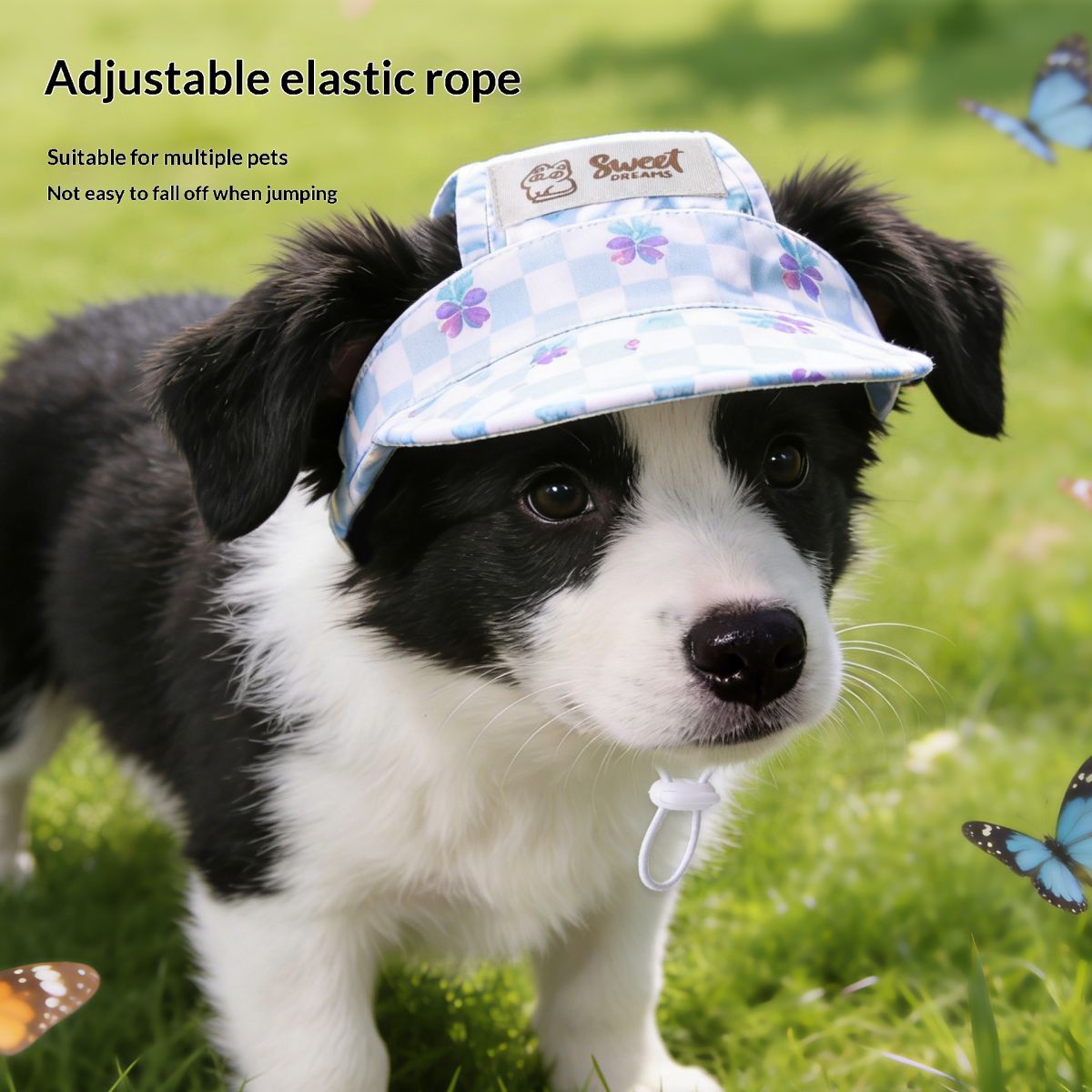 Creative Cartoon Printing Ear-Opening Pet Sun Hat