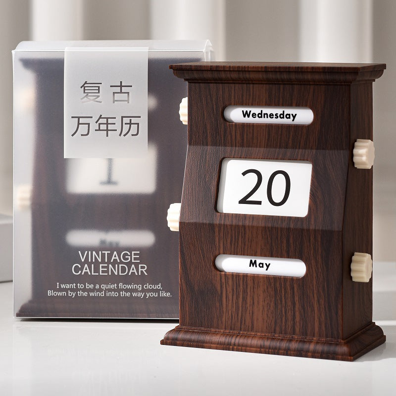 Retro Instagram-style Creative Desk Ornament Desk Calendar