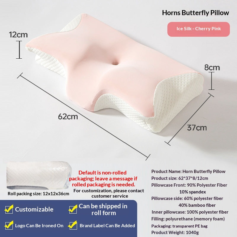 Memory Foam Pillow With Slow Recovery For Home Use