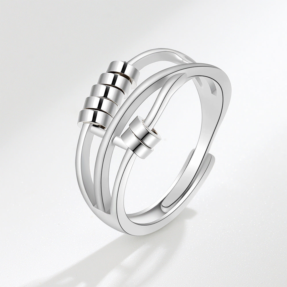 Spinning Creative Ring Three Rings Smart