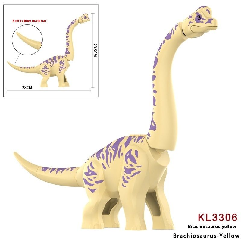 Dinosaur Series KL3301-3305 Small Particles Assembled Building Block Toys