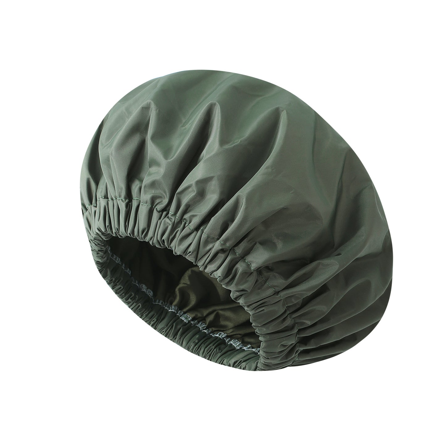 Silk-like Silk Fabric Bath Cap Premium Bathing Cap