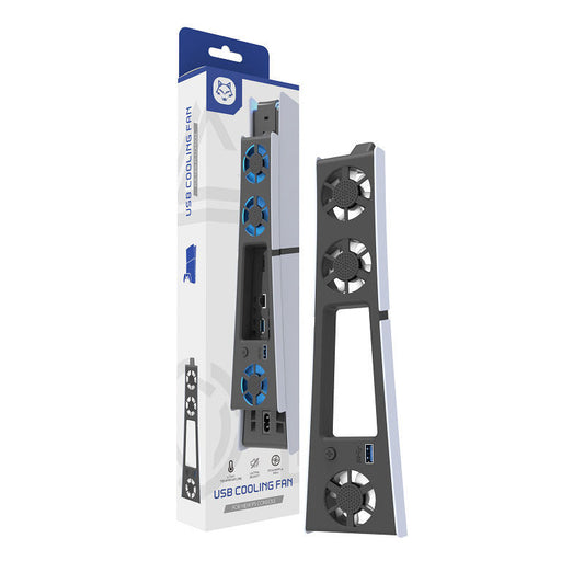 Rear-mounted PS5 Slim Console Fan Cooling System