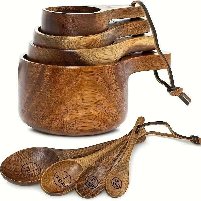 Walnut Wood Solid Wood Measuring Cup For Home Baking