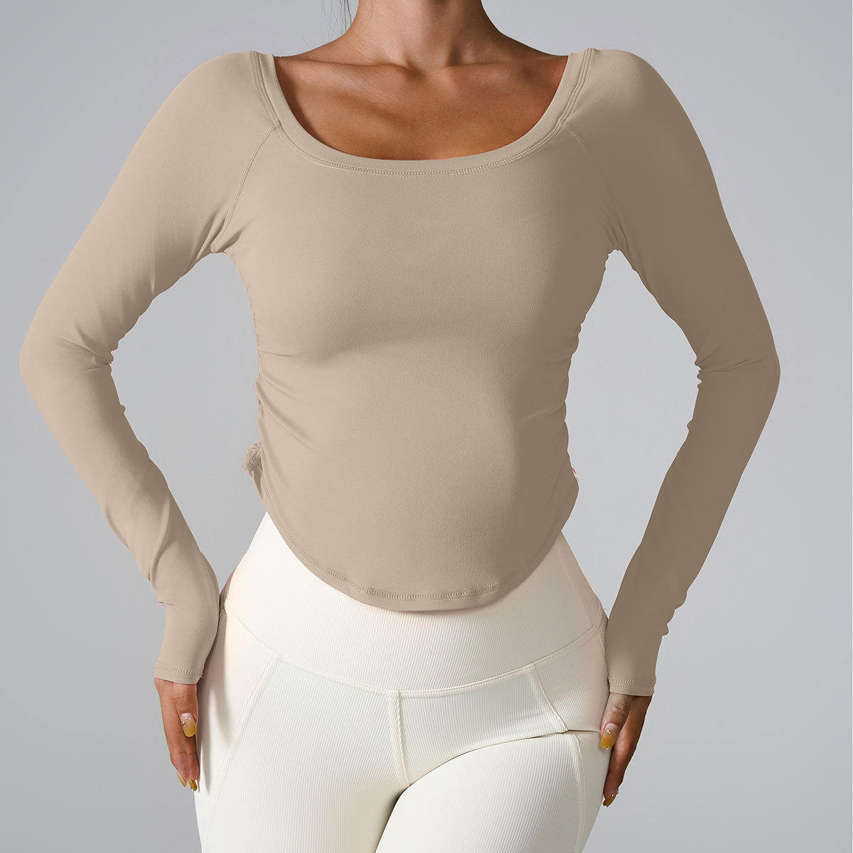 Sports Long Sleeve Skinny Yoga Clothes Women