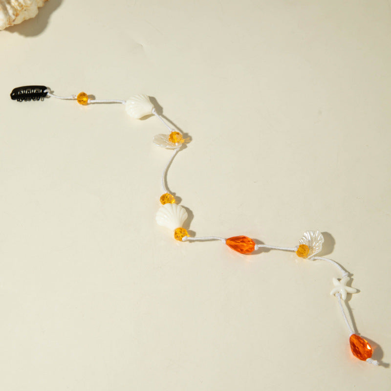 Fashionable Beach Conch Shell Braided Hair Ornament