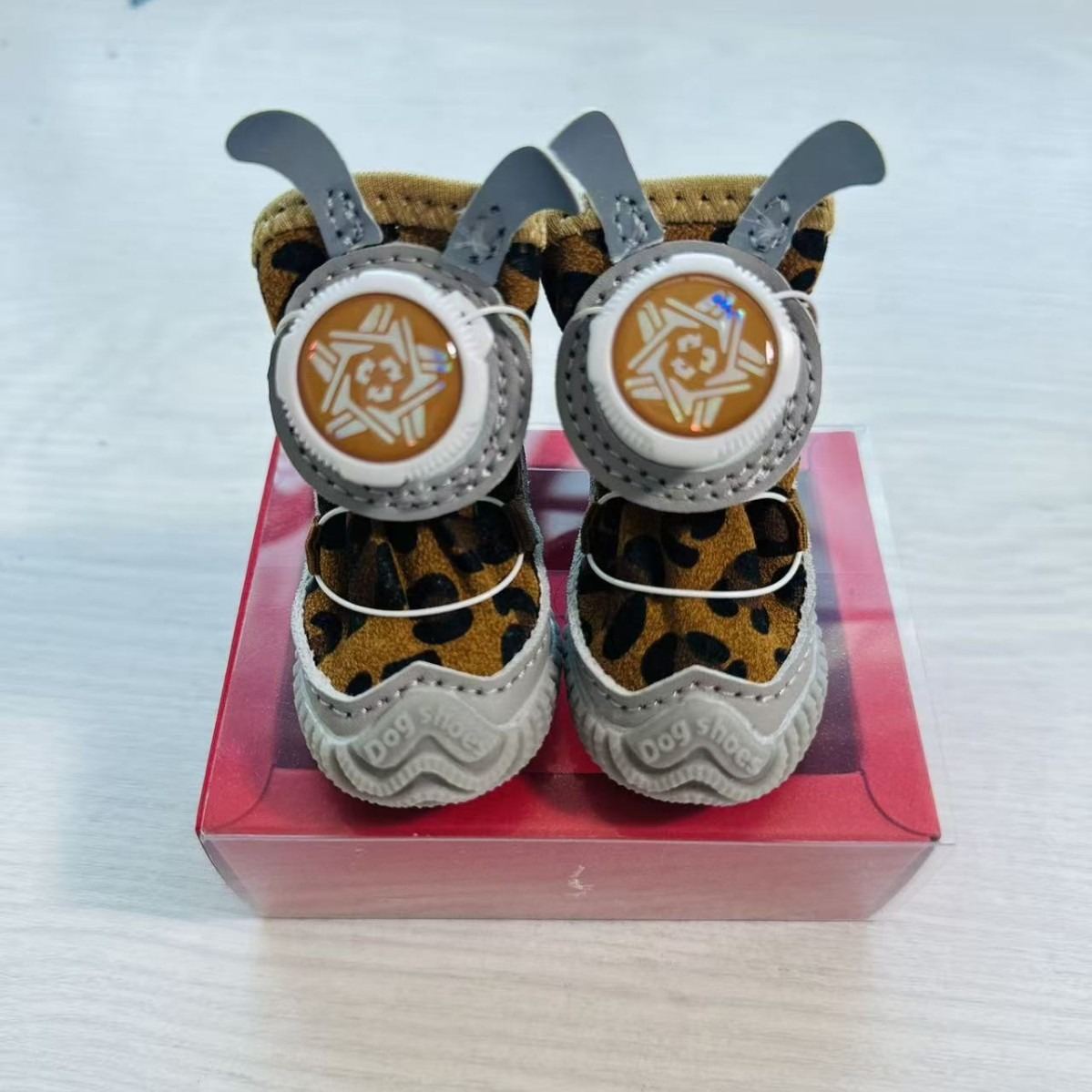 Pet Shoes, Mesh Fabric, Rotating Button, Small Dogs