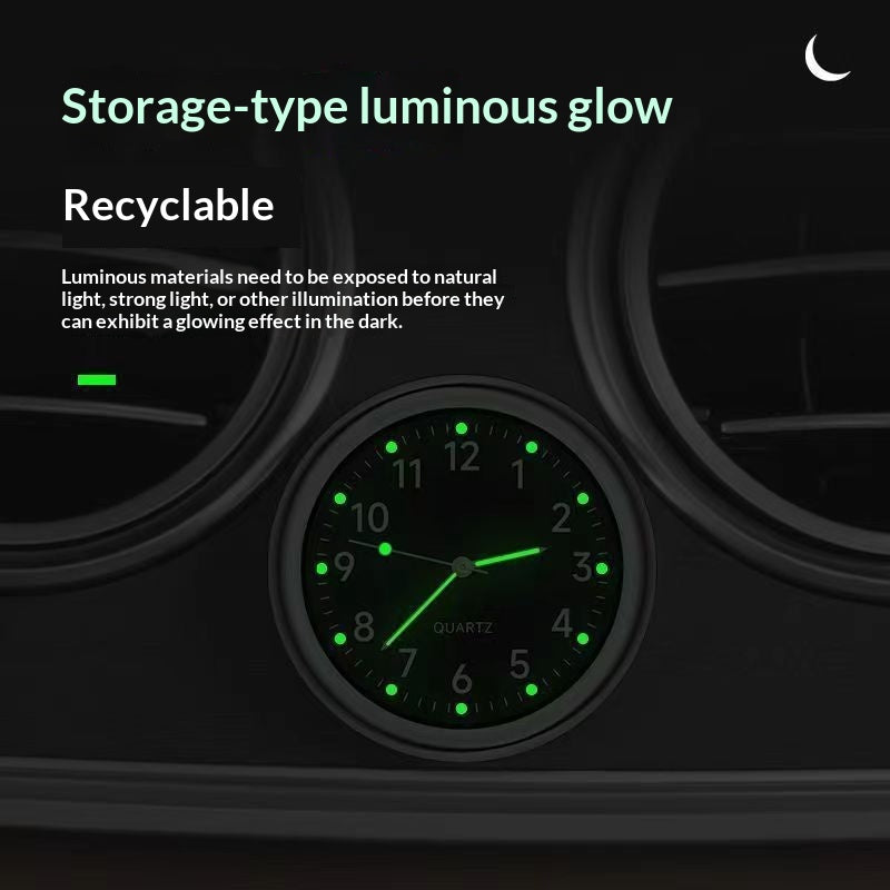Fashion Car Clock Wholesale Car Timepiece With Luminous Decoration