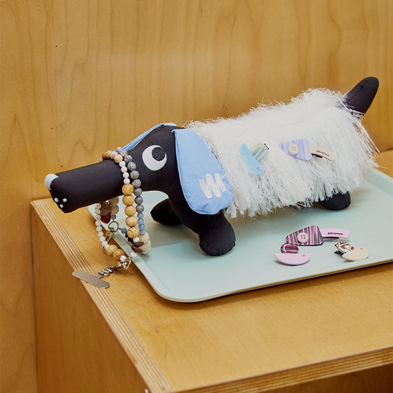 Dog Figurine Decorative Storage Desk Ornament