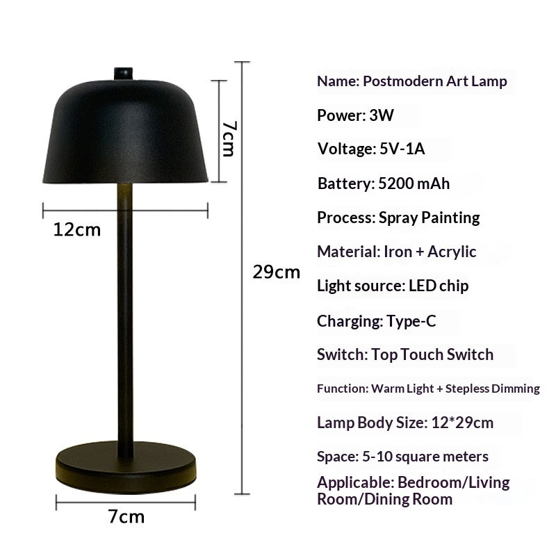 American Retro Nordic Warm-Light Charging Decor