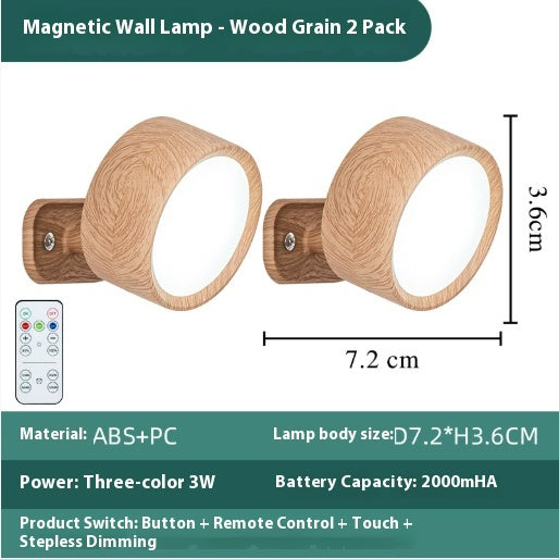 Bedside Reading Charging Portable Touch Adjustment Small Night Lamp