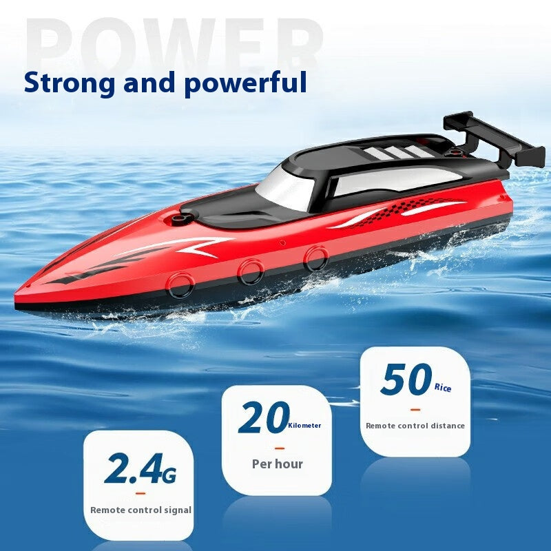 Remote-control Ship Electric Toy Charging Speedboat Double Propeller