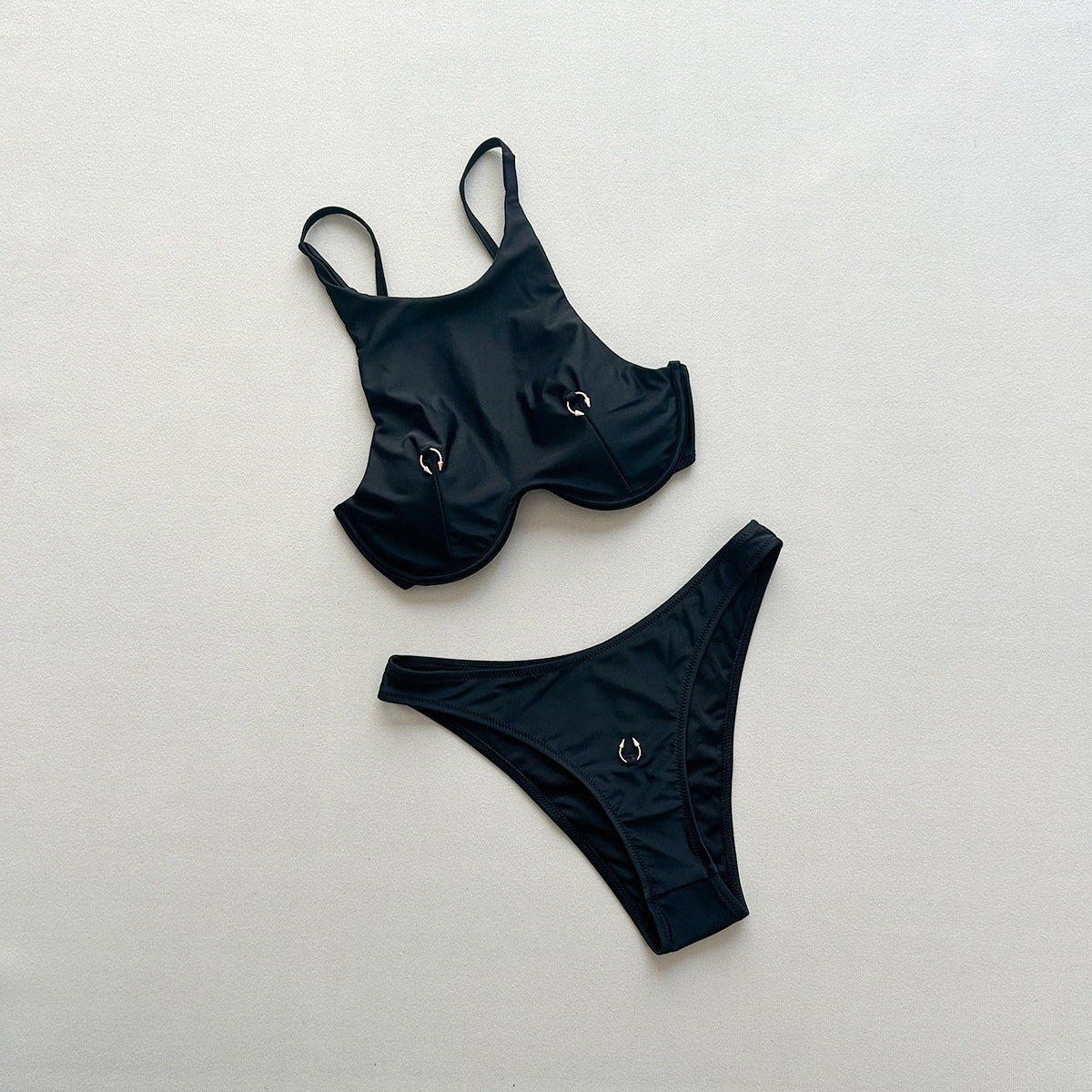 New High-waisted Two-piece Womens Swimsuit