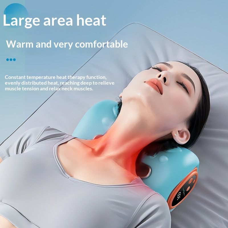 Multifunctional Massage Pillow Portable Cervical Massager