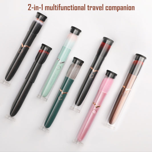 Discreet Mini Bullet For Women Elegant Makeup Brush Vibrator,Travel Friendly Body Massager With Nipple Stimulation