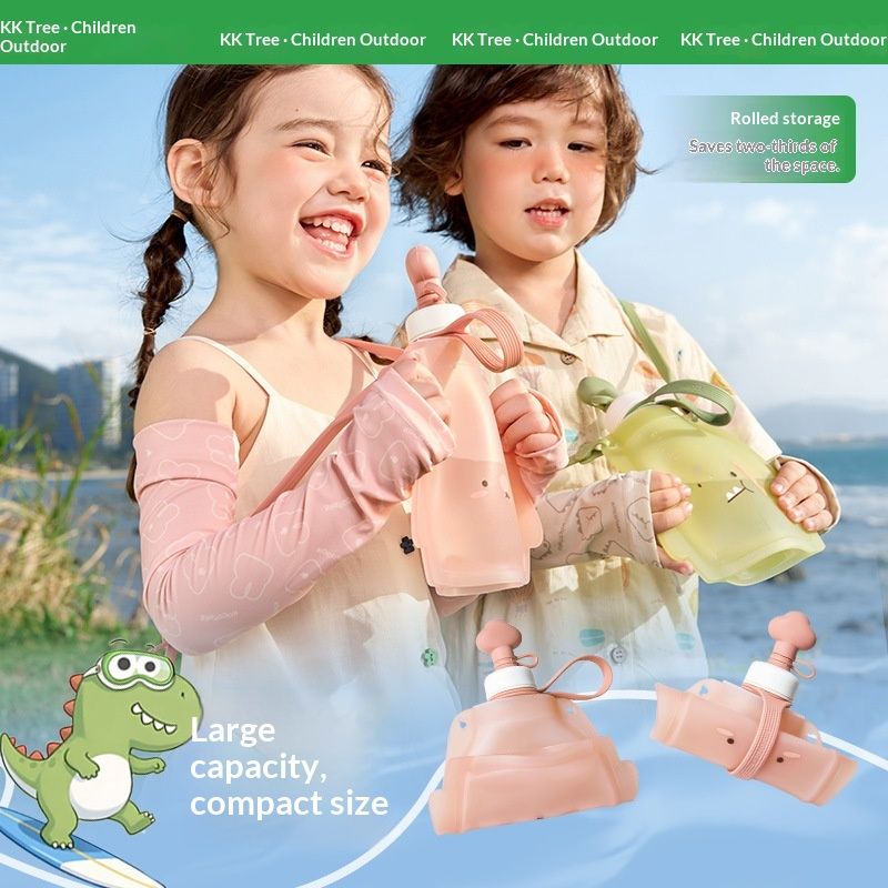 Portable Food-grade Silicone Water Bag For Babies